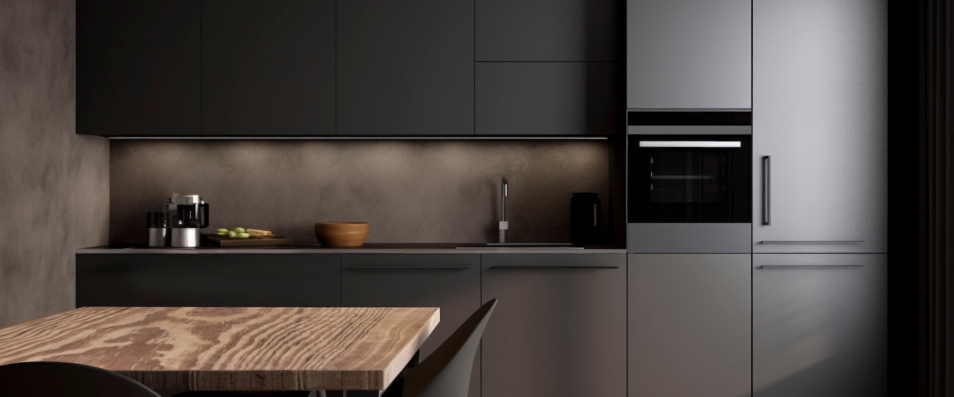 Cucine nere Castelleone: vantaggi del total black