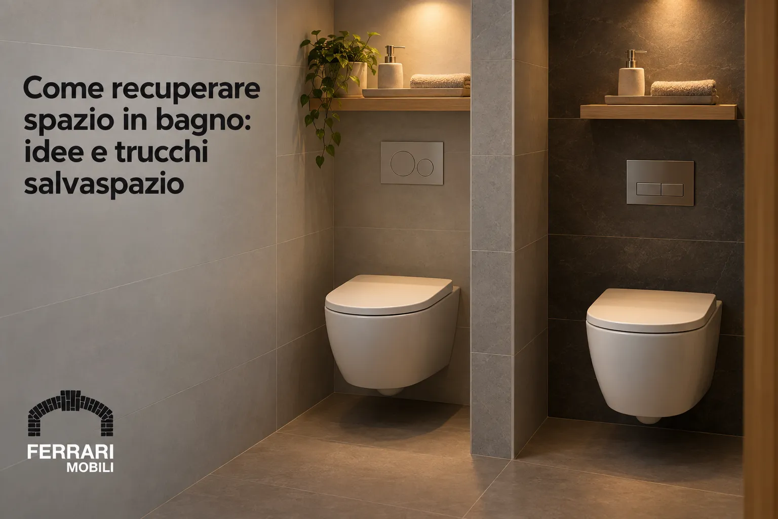 Come recuperare spazio in bagno: idee e trucchi salvaspazio
